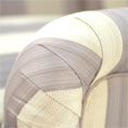 Duresta lansdowne 3 Seater Sofa in All Over Floral. Arm Detail.
